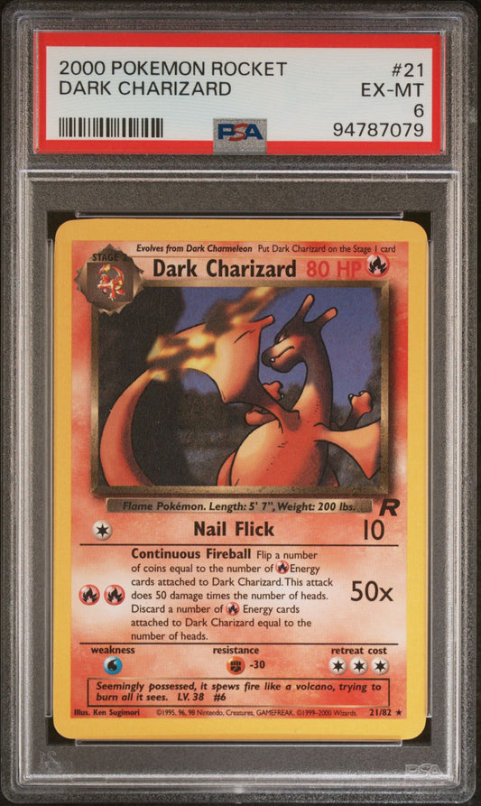 Dark Charizard - PSA 6