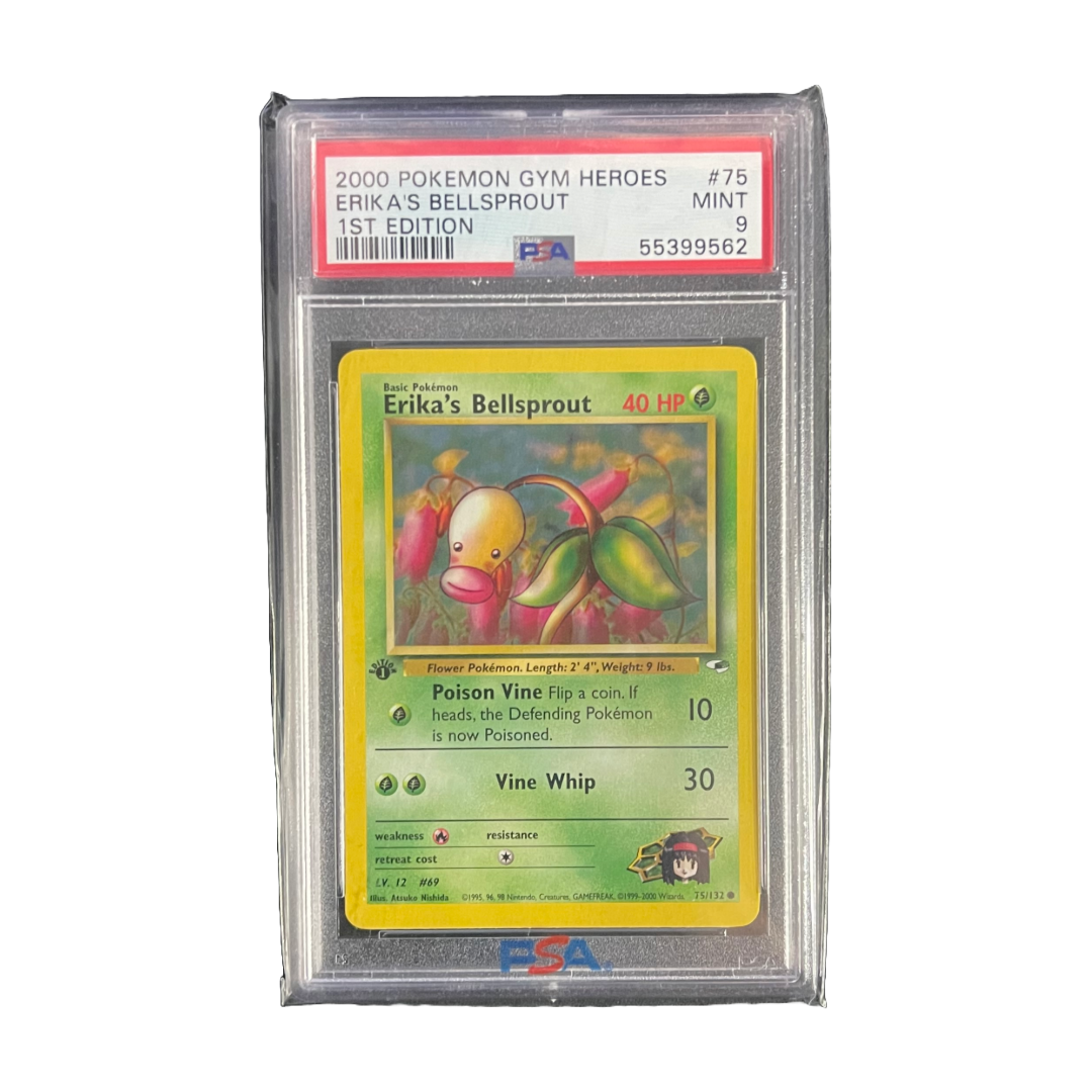 1st Edition Erika’s Bellsprout - PSA 9 - Bixby’s