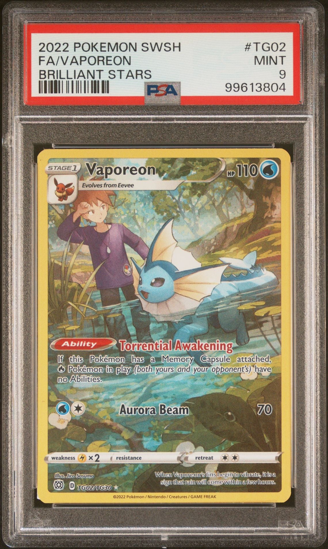 Vaporeon - PSA 9