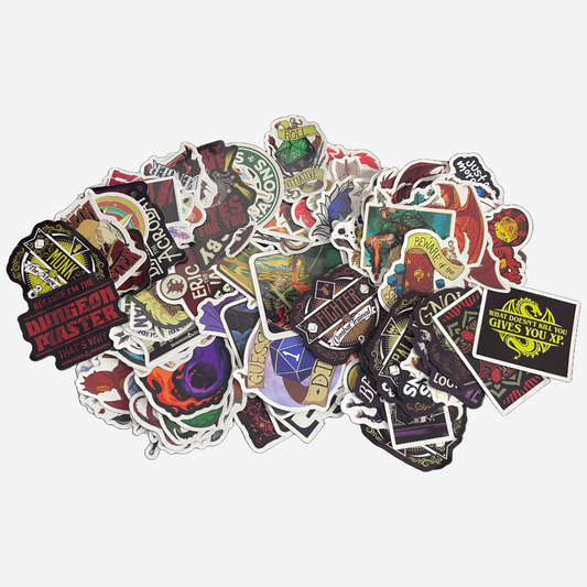 10 pcs Dungeon and Dragons Stickers - Bixby’s