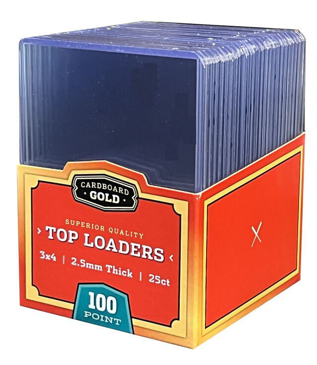 Cardboard Gold 100pt. Top Loaders - Bixby’s